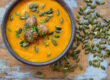 Linzen en pompoen puree