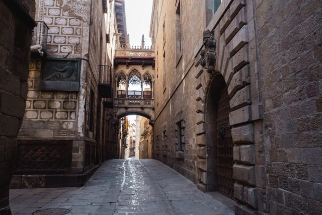 lockdown barcelona’20 Lockdown Barcelona 2020 lege straat