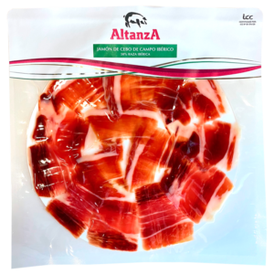 Jamón Ibérico de Campo Corte Cuchillo | handgesneden Ibérico Achterham _ Spaanse charcuteria