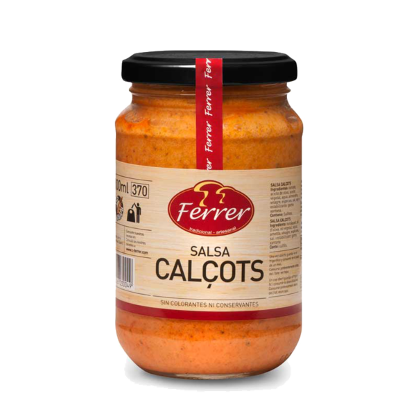 Catalaanse Calçots saus Ferrer in een glazen pot van 320 gram