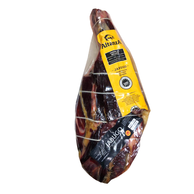Centro Jamón Ibérico de Bellota Altanza DOP Jabugo Summun met zwart etiket_Alegre Import.nl