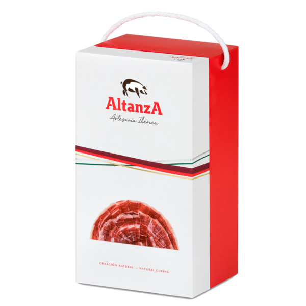 Geschenkdoos Spaanse Ibérico ham van Altanza met wijn