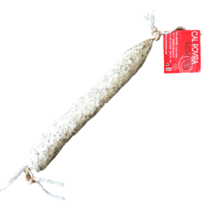 Een llonganissa de pagès van kalkoen is een traditionele en ambachtelijke Catalaanse droge worst. In Nederland te vinden bij Alegre Import.