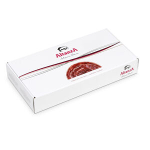 Gesloten doos voor een compleet gesneden Ibérico ham van Altanza