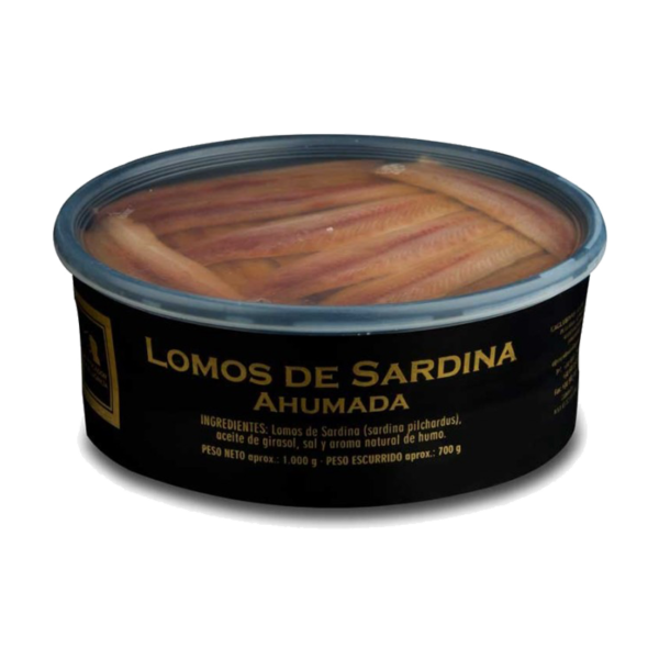 Gerookte Sardientjes in olijfolie | tonnetje Lomos de sardina