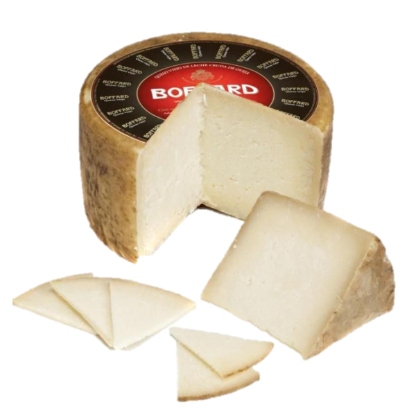 Queso Oveja Reserva Quart BOFFARD is Aangesneden Spaanse schapenkaas Boffard Reserva_rood etiket_te koop in Nederland bij Alegre Import