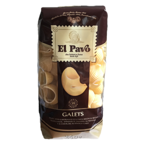 Galets de Nadal is een traditionele Catalaanse pasta in 250 gram verpakt