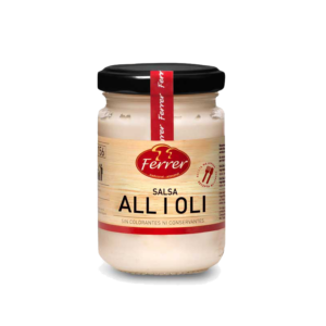 Allioli Ferrer Spaanse knoflooksaus in glazen potje