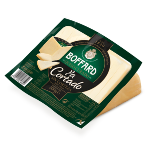 Cuña curado Boffard | Spaanse kaas ontdaan van korst en voorgesneden. Luchtdicht verpakt met groen etiket van Boffard