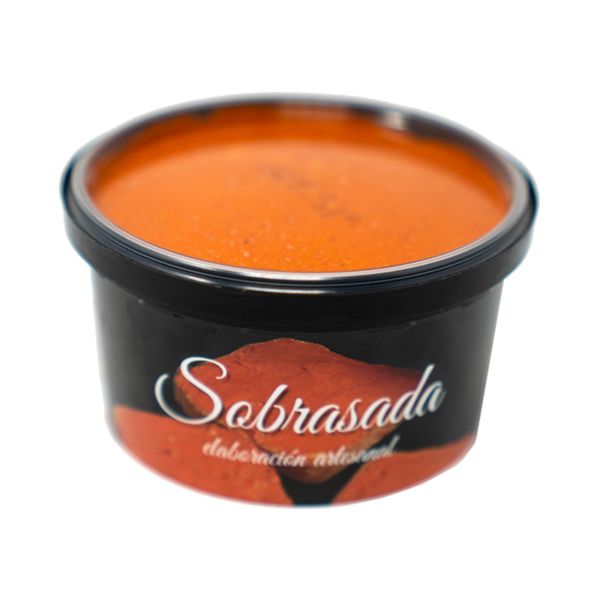 Crema de Sobrasada Tarrina is een smeerbare Spaanse worst in kuipje_Alegre Import