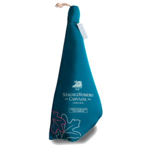 Groene hoes voor Jamón de Bellota de Sanchéz Romero Carvajal_Alegre Import