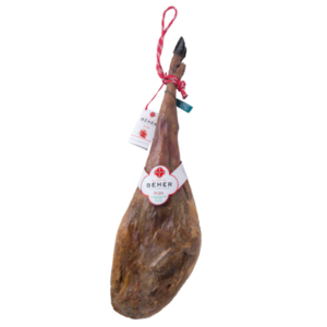 Jamón Ibérico de Campo Beher Roja met groen label_Alegre Import.nl