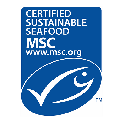 Logo MSC keurmerk voor vis