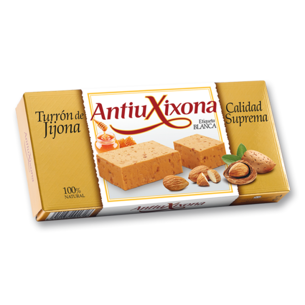 Turrón Jijona blando | Antiu Xixona etiqueta blanca