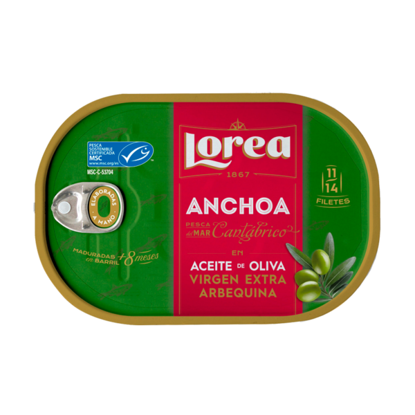 Anchoa del Cantábrico Hansa | blikje met 11/14 filts ingelegd in olijfolie en met certificaat duurzame visvangst