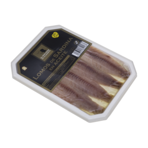Lomo sardina ahumada | Spaanse gerookte sardientjes in olijfolie | 4 Filetsen luchtdicht verpakt