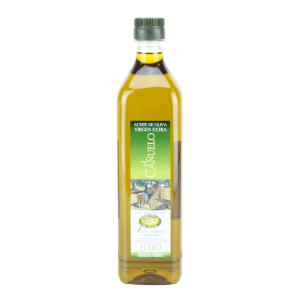 Aceite extra virgen el Cañuelo | Spaanse Picual olijfolie in 1 liter PET fles