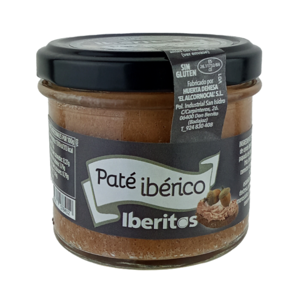 Glazen potje met Spaanse paté Ibérico | Iberitos 110 gram