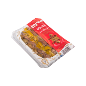 Pintxo Gilda anchoa Lorea | per 6 stuks met ansjovis vacuüm verpakt