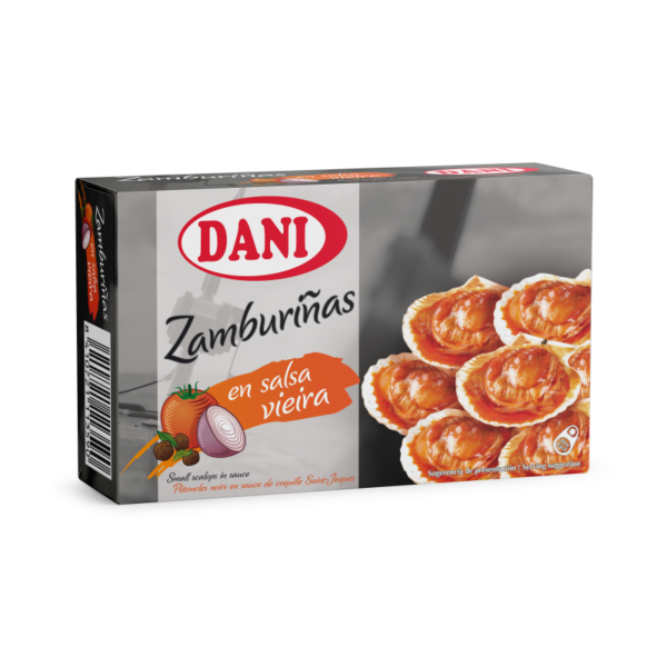 Zamburiñas Salsa Vieira Dani | St. Jacobsschelpen in saus Dani