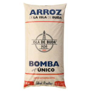 Arroz bomba Extra Illa de Buda Delta del Ebro | 5 Kilo bomba Extra Paellarijst