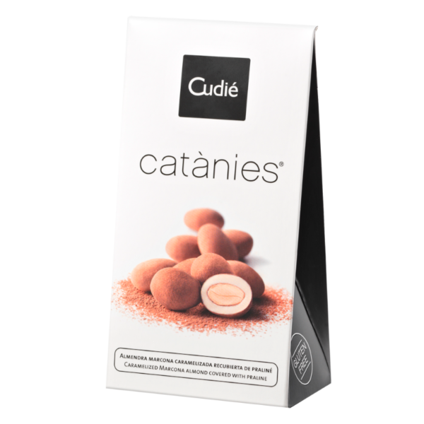 Catanies Original Bombons Cudié 80 Gr | Gekarameliseerde Almond Amandel in staand doosje