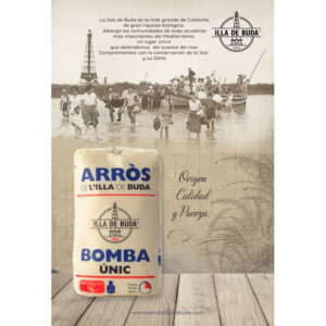 Arroz bomba rijst uit Illa de Buda _ Delta del Ebro Spanje _ Catalunya _ Tarragona _