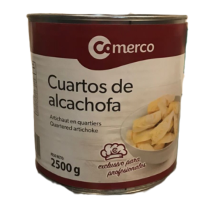 Cuartos de Alcachofas | Kwarten van Artisjokharten in blik van Comerco